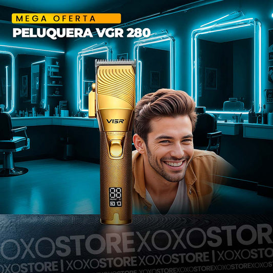 MAQUINA PELUQUERA VGR V-280 RECARGABLE GOLD LUXURY