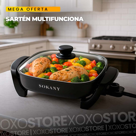 Sarten Electrico multifuncional sokany