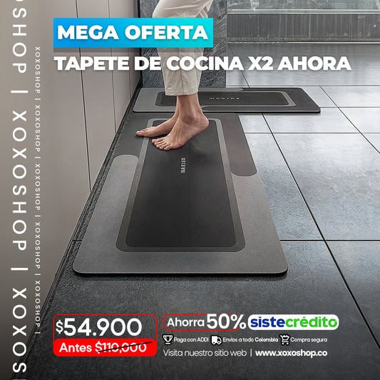 Tapete absorbente para cocina x2