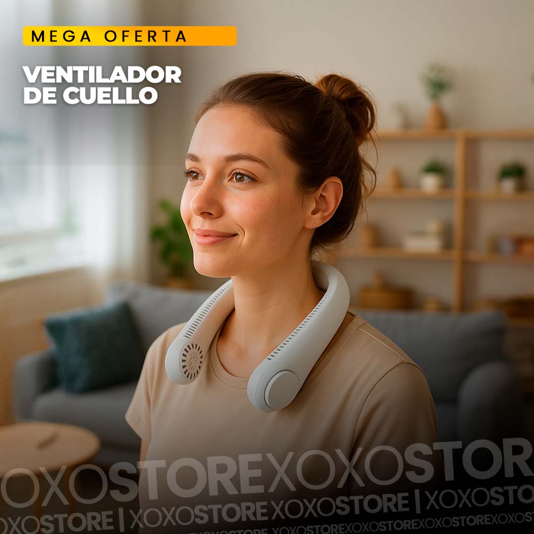 Ventilador de cuello portatil