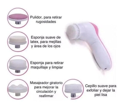 CEPILLITO MASAJEADOR FACIAL 5 EN 1