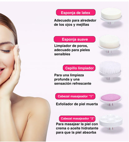 CEPILLITO MASAJEADOR FACIAL 5 EN 1