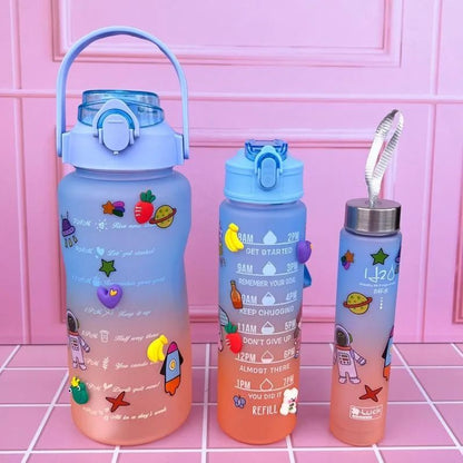 Combo x 3 termos motivacional con pines