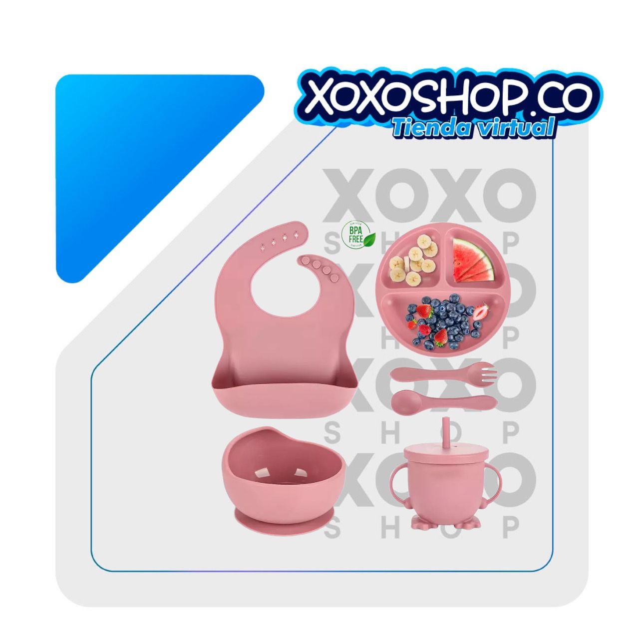 Kit de alimentacion complemetaria para bebe de 6 piezas