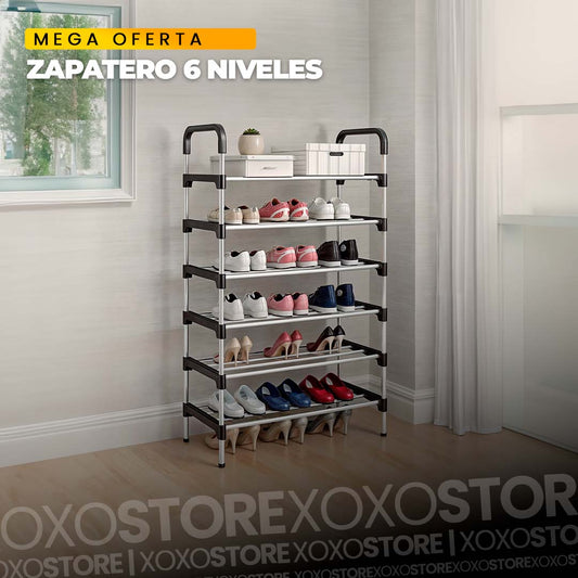 Zapatero de 6 niveles