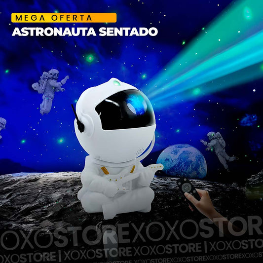 Proyector astranauta sentado