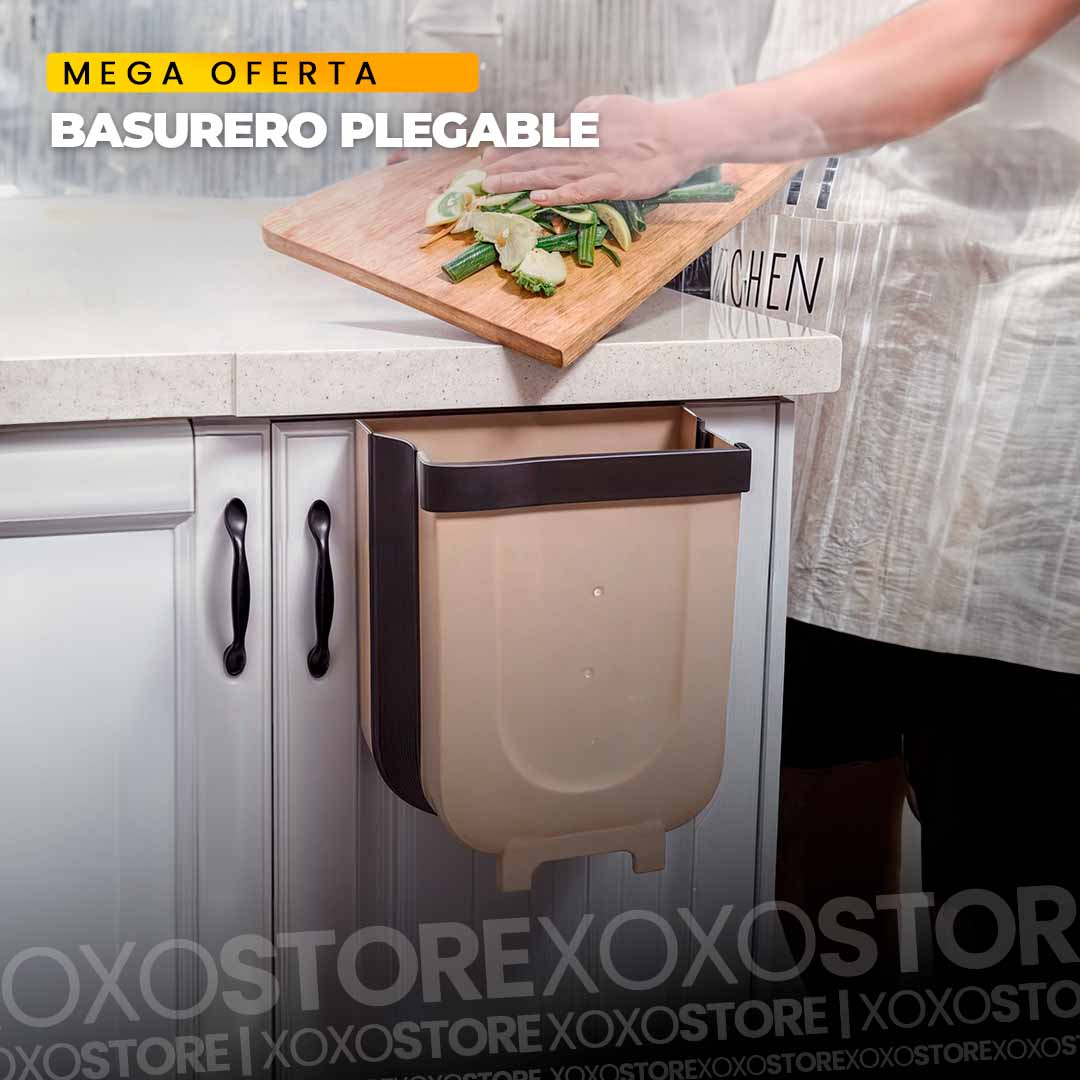 BASURERA PARA COCINA PLEGABLE