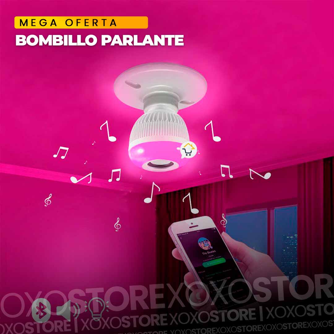 BOMBILLO PARLANTE BLUETOOTH