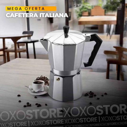 Cafetera italiana  de acero