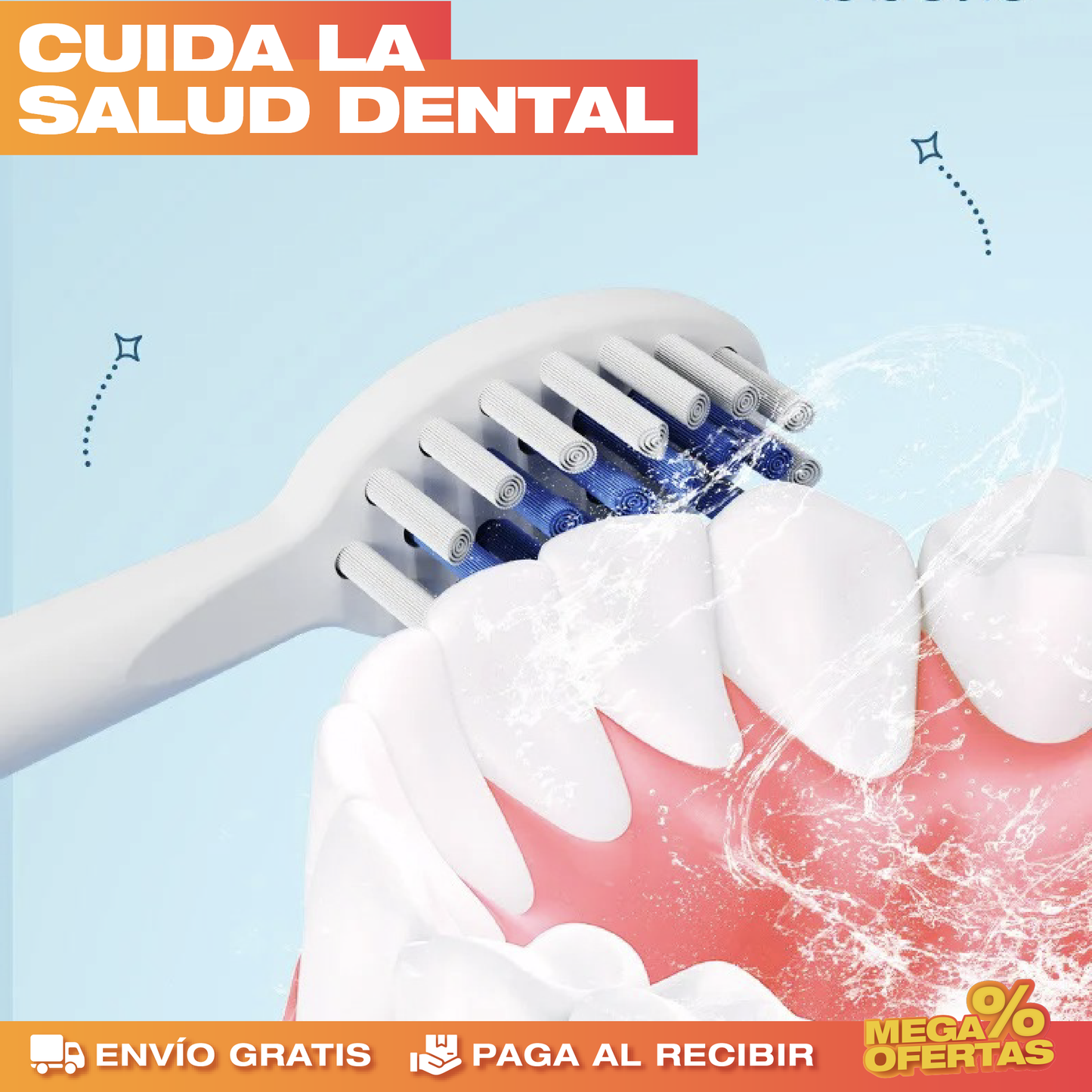 PROMO 2X1 CEPILLO DE DIENTES ELÉCTRICO PARA NIÑOS