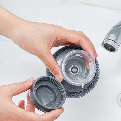 CEPILLO LAVAPLATOS CON DISPENSADOR DE JABÓN