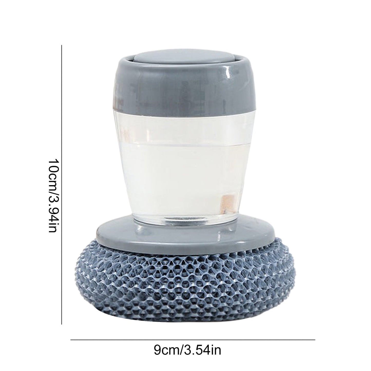 CEPILLO LAVAPLATOS CON DISPENSADOR DE JABÓN