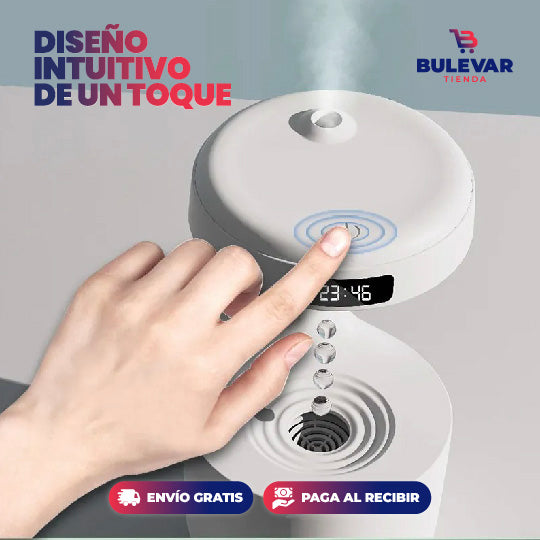 HUMIDIFICADOR ULTRASÓNICO CON LEVITACIÓN DE GOTAS DE AGUA