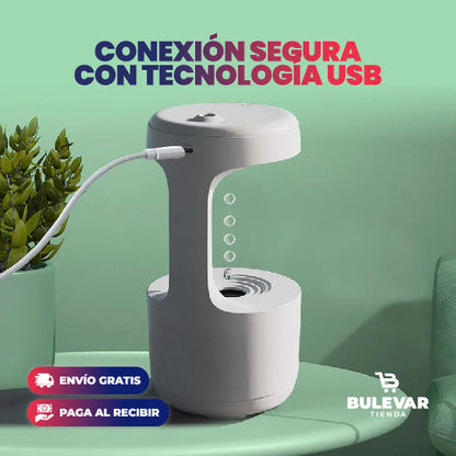 HUMIDIFICADOR ULTRASÓNICO CON LEVITACIÓN DE GOTAS DE AGUA