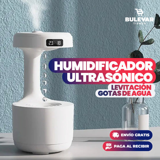 HUMIDIFICADOR ULTRASÓNICO CON LEVITACIÓN DE GOTAS DE AGUA