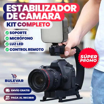 KIT COMPLETO DE ESTABILIZADOR DE CÁMARA