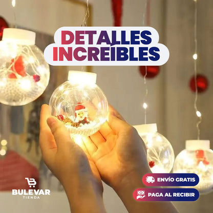 GUIRNALDA NAVIDEÑA DE LUCES LED DECORATIVA