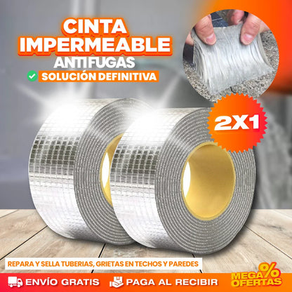 2x1 CINTA IMPERMEABLE REPARA FUGAS (DE 30 METROS CADA UNA)