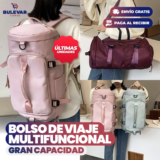 BOLSO GRANDE DE VIAJE - MORRAL MULTIFUNCIONAL