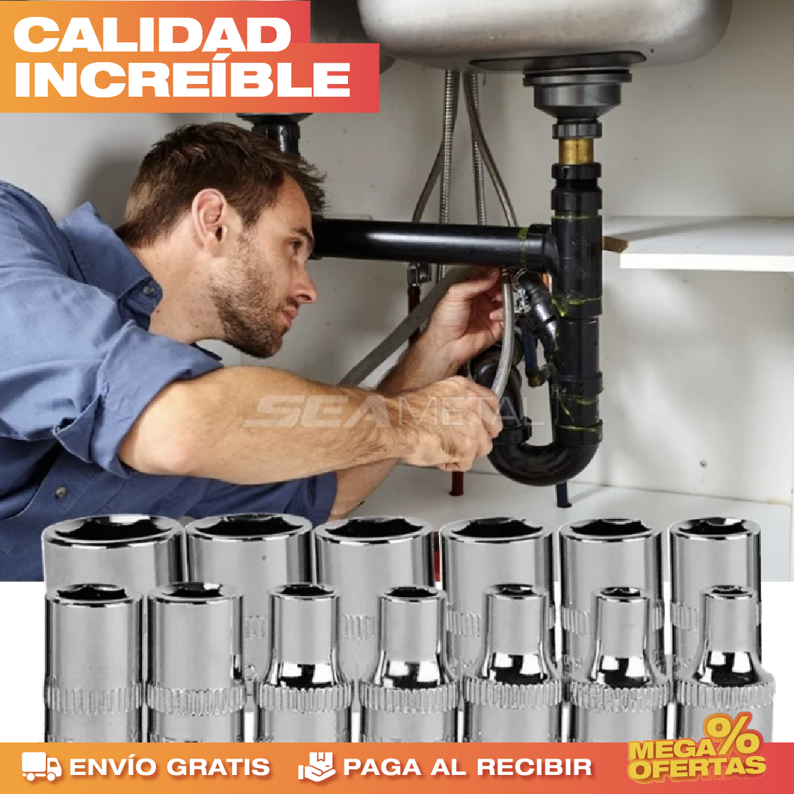 PROMO 2X1 SET DE 46 PIEZAS PARA HERRAMIENTAS ⚒️🔥