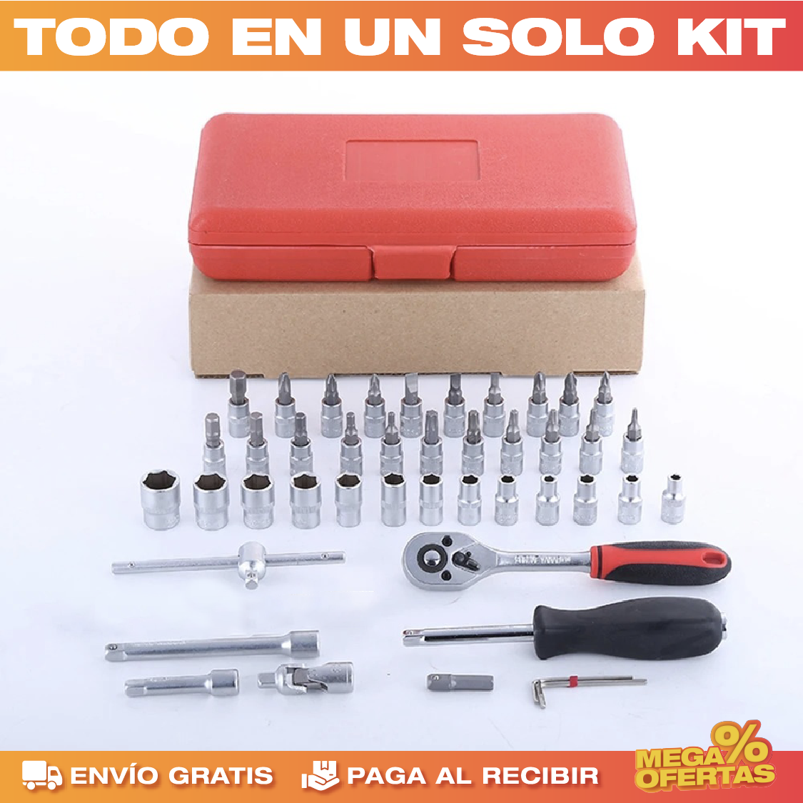 PROMO 2X1 SET DE 46 PIEZAS PARA HERRAMIENTAS ⚒️🔥