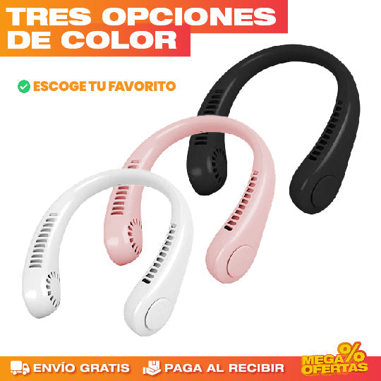 PROMO 2X1 VENTILADOR DE CUELLO PORTÁTIL